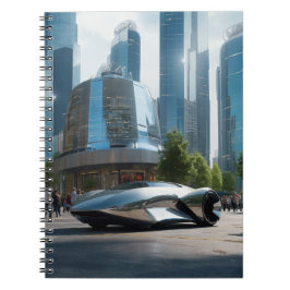 Auto Wow! Futuristische auto Notitieboek