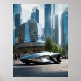 Auto Wow! Futuristische auto Poster