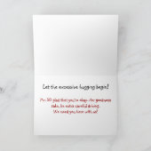 Auto Wreck Accident Paper Wenskaart Kaart (Binnen)