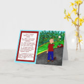 Auto Wreck Accident Paper Wenskaart Kaart (Gele Bloem)