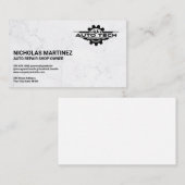 Auto Wrench's Autorepair Logo Afsprakenkaartje (Voorkant / Achterkant)