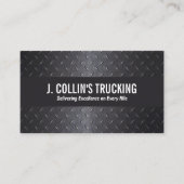 Auto Zwart Diamond Bord Metallic Visitekaartje (Voorkant)