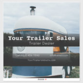 Autoadvertenties voor bedrijfswagens van de autoha sticker (Vel)