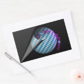 Autoaufkleber "Do bin I dahoam" (grau) Rechthoekige Sticker (Envelop)