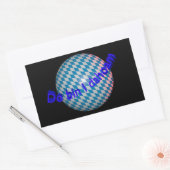 Autoaufkleber "Do bin I dahoam" Rechthoekige Sticker (Envelop)