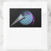 Autoaufkleber "Do bin I dahoam" Rechthoekige Sticker (Tas)