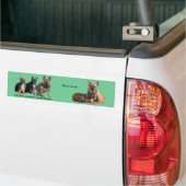 Autoaufkleber französische Bulldoggen Bumpersticker (Op Truck)