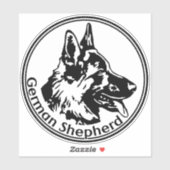 Autoaufkleber German Shepherd Sticker (Vel)