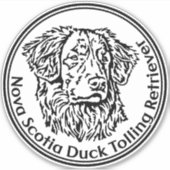 Autoaufkleber Nova Scotia Duck Tolling Retriever Sticker (Voorkant)