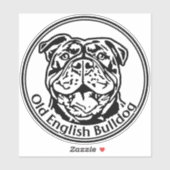 Autoaufkleber Old english Bulldog OEB Sticker (Vel)