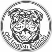Autoaufkleber Old english Bulldog OEB Sticker (Voorkant)