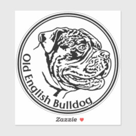Autoaufkleber Old English Bulldog  Sticker