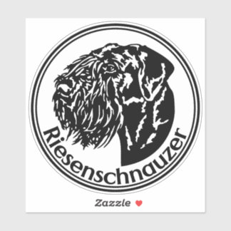 Autoaufkleber Riesenschnauzer Sticker