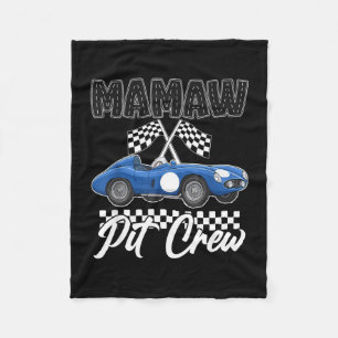 Autobaan verjaardagsfeestje racing familie mamaw p fleece deken