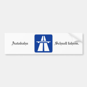 Autobahn Bumpersticker
