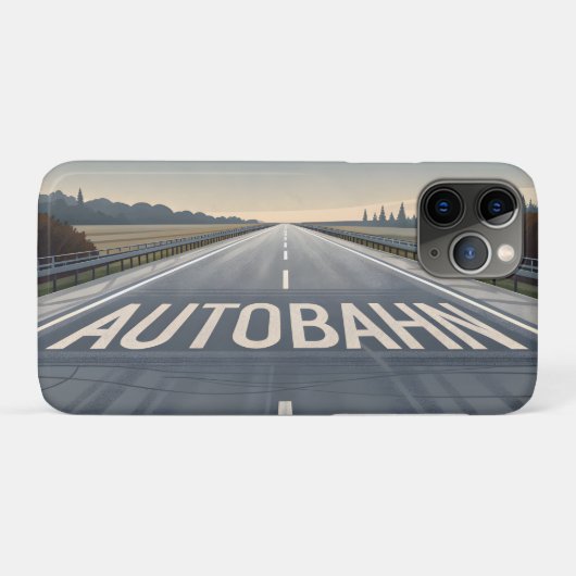 Autobahn Infinite Road Perspective Art Case-Mate iPhone Case (Achterkant (horizontaal))