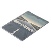 Autobahn Infinite Road Perspective Art Notitieboek (Linkerzijde)