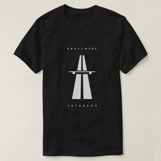 Autobahn Kraftwerk Geïnspireerd Classic T-shirt (Design voorkant)