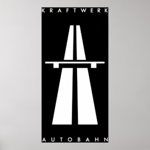 Autobahn Kraftwerk Geïnspireerd Poster