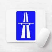 Autobahn Sign Muismat (Met muis)