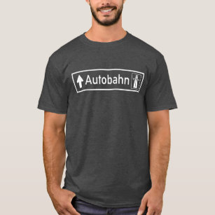 Autobahn, verkeersborden, Duitsland T-shirt
