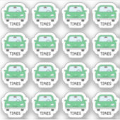 Autoband Onderhoud Banden Herinnering Bujo Planner Sticker (Voorkant)