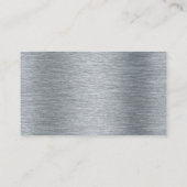 Autobanden | Achtergrond met metalen borstel Visitekaartje (Achterkant)