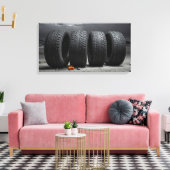autobanden canvas afdruk (Insitu (Woonkamer))