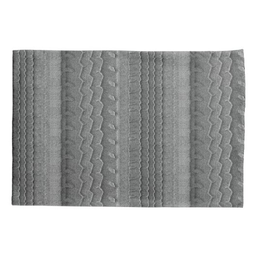 Autobanden op Beach Grey Kussensloop (Achterkant)