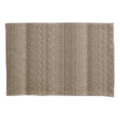 Autobanden op het strand Golden Brown Kussensloop (Voorkant)