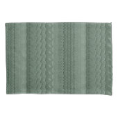 Autobandsporen op Blauwgroen groen strand Kussensloop (Voorkant)