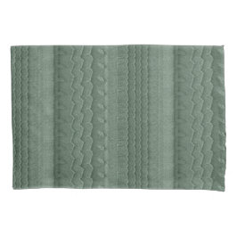 Autobandsporen op Blauwgroen groen strand Kussensloop