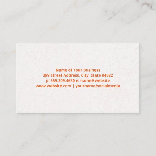 autobatterij | Automatische service Visitekaartje (Achterkant)