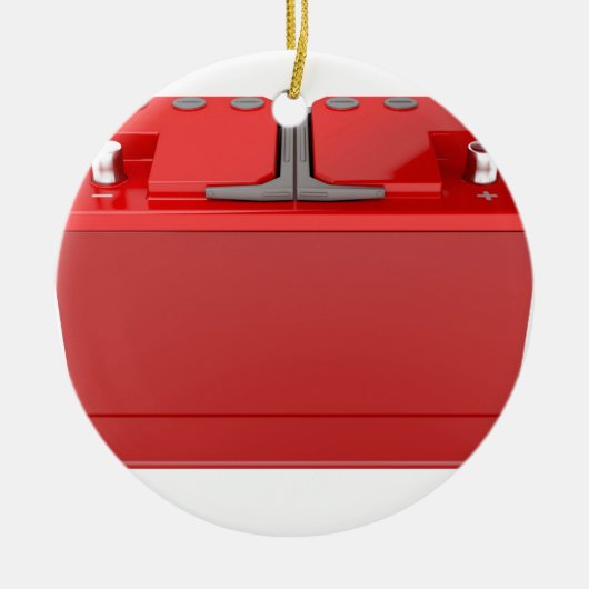 Autobatterij Keramisch Ornament (Voorkant)