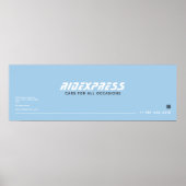 Autobedrijf, Blauw Poster (Voorkant)