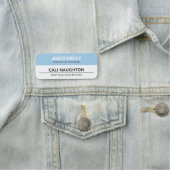 Autobedrijf, Blauwe Naam Tag (In situ)