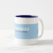 autobedrijf tweekleurige koffiemok (Voorkant rechts)