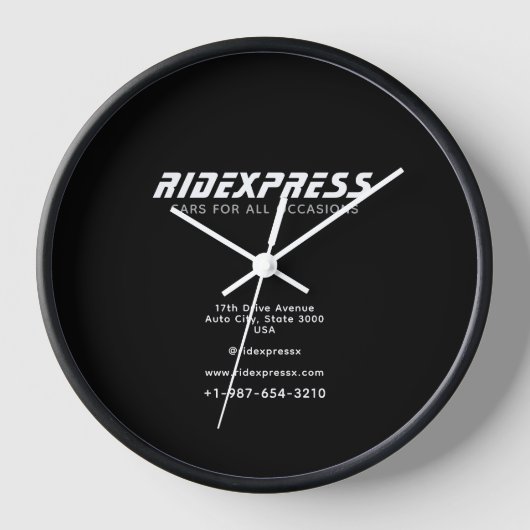 Autobedrijf, zwart (Voorkant)