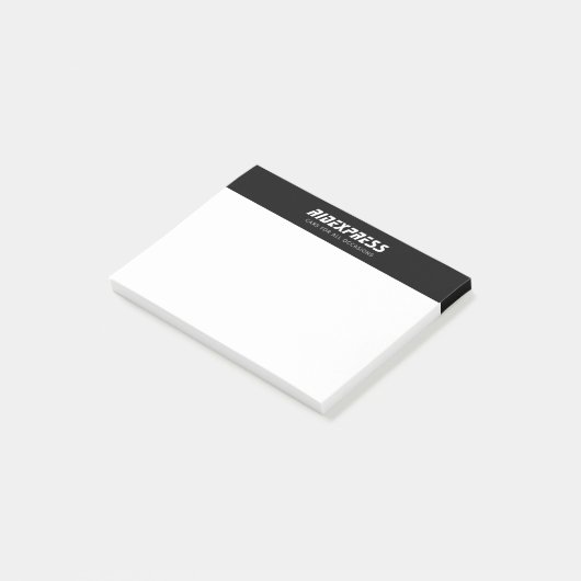 Autobedrijf zwart post-it® notes (Schuin)