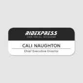 Autobedrijf, zwarte naamplaatje (Voorkant)