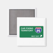 Autobevestiging Volgende uitgang Magneet (Voorkant / Achterkant)