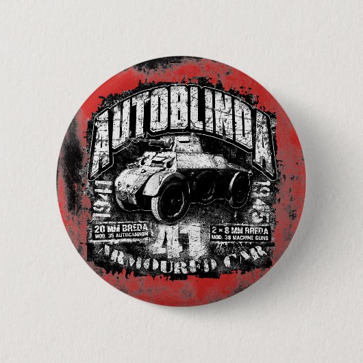 Autoblinda 41 Round Button Button (Voorkant)