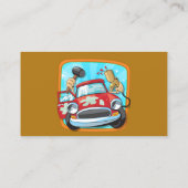 Autobody Repair Shiny Metal Background Visitekaartje (Achterkant)