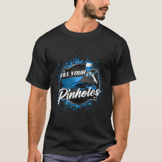 Autobody schilder voor autodedetailhandel Uw gaten T-shirt