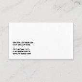 Autobody-verfshop logo | Goud Metaal Visitekaartje (Achterkant)