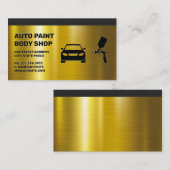 Autobody verfwinkel visitekaartje (Voorkant / Achterkant)