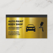 Autobody verfwinkel visitekaartje (Voorkant)