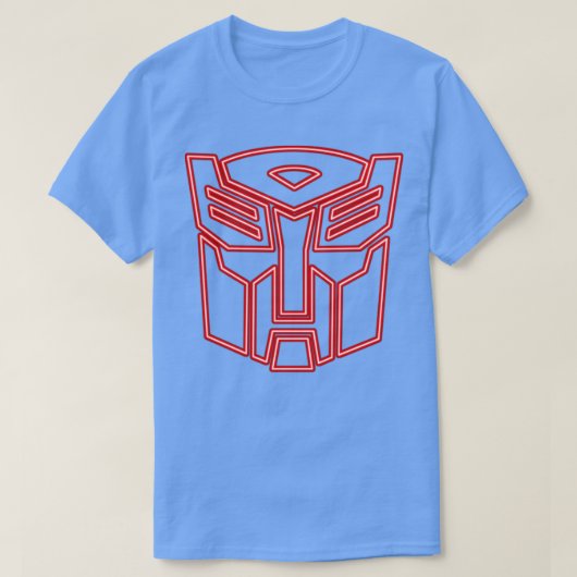 AUTOBOTS NEON TEKEN T-SHIRT (Design voorkant)