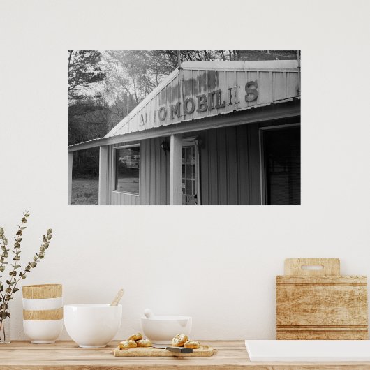  autobouwwagen poster (Keuken)