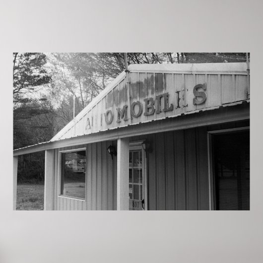  autobouwwagen poster (Voorkant)